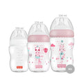 Kit 3 Mamadeiras Fisher-Price First Moments Anticólica 150 ml 270 ml e 330 ml